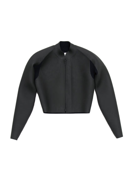 LILi / Rubber Short Zip Jacket　ショートジップジャケット