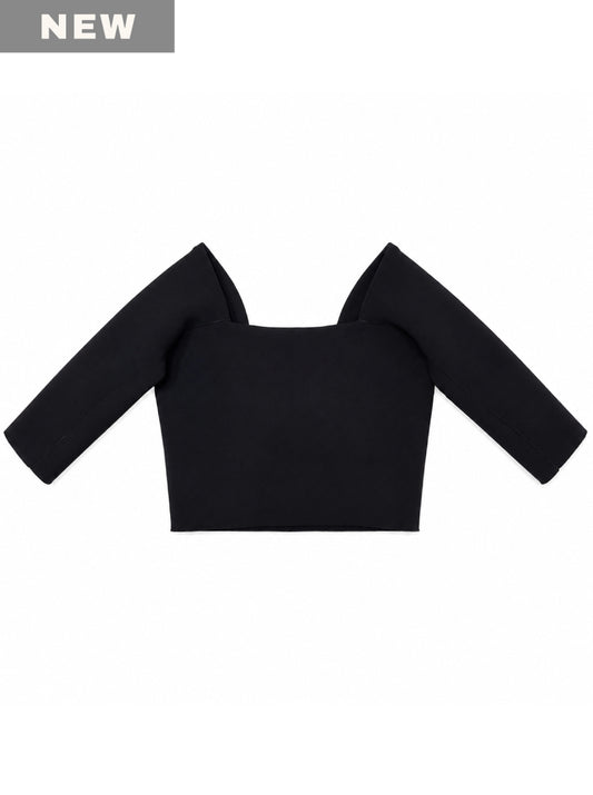 Callie 5.5 / Square Neck Top　スクエアネック5.5分袖トップ